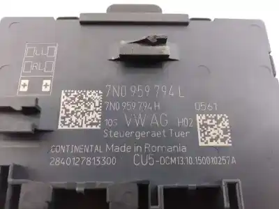 Recambio de automóvil de segunda mano de modulo elevalunas trasero derecho para volkswagen sharan (7n2) highline bmt referencias oem iam 7n0959794l e1-b6-48-1 