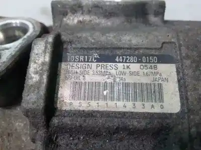 Second-hand car spare part air conditioning compressor for dodge journey sxt oem iam references 4472800150 p3-a2-4-3 