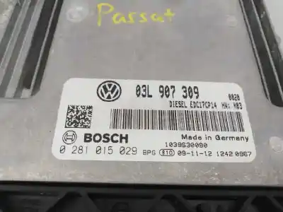 Tweedehands auto-onderdeel ecu motorcontroller voor volkswagen passat cc (357) básico oem iam-referenties 03l907309 e2-a1-24-1 1039s30090