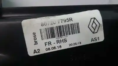 Автозапчастина б/у регулятор переднього правого скла для renault kadjar life посилання на oem iam 807207795r e1-a1-40-2 