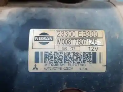 Pezzo di ricambio per auto di seconda mano motorino di avviamento per nissan navara pick-up (d40m) double cab se 4x4 riferimenti oem iam 23300eb300 p3-a7-14-2 m008t76071ze