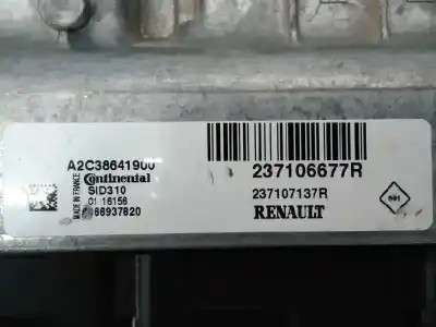 Second-hand car spare part ecu engine control for renault kadjar life oem iam references 237106677r e2-a1-19-5 a2c38641900