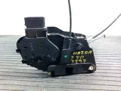 Peça sobressalente para automóvel em segunda mão fechadura da porta traseira direita por mazda 3 berlina (bk) 1.6 cd diesel cat referências oem iam 3n6aa26412c