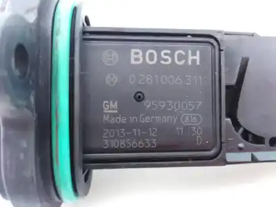 Second-hand car spare part flowmeter for opel mokka selective oem iam references 95930057 e3-a5-17-1 0281006311