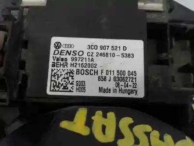 Pezzo di ricambio per auto di seconda mano ventola riscaldamento per volkswagen passat variant (3c5) advance riferimenti oem iam 3c0907521d e1-b6-19-2 f011500045