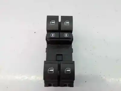 Peça sobressalente para automóvel em segunda mão botão / interruptor elevador vidro dianteiro esquerdo por volkswagen touareg (7l6) 3.0 v6 tdi dpf referências oem iam 7l6959857e