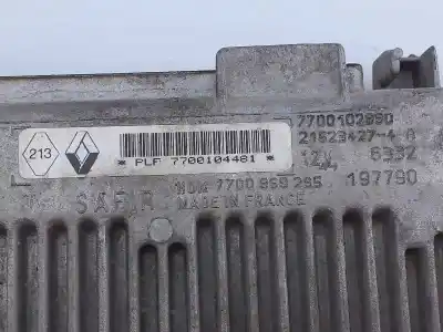 Автозапчастина б/у ебу контролер двигуна для renault clio i fase i+ii (b/c57) 1.2 alize посилання на oem iam 7700104481 e2-a1-6-1 21623427