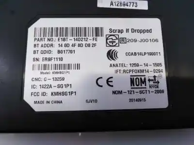 Автозапчастина б/у електронний модуль для ford focus lim. business посилання на oem iam e1bt14d212fe e3-b3-39-2 209j00106