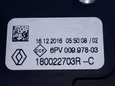 Автозапчастина б/у педаль акселератора для dacia duster laureate 4x2 посилання на oem iam 180022703r e2-a1-42-2 6pv00997803