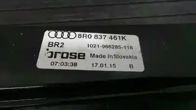 Автозапчасти б/у регулятор стекла переднего левого за audi q5 (8r) 2.0 tdi quattro (140kw) ссылки oem iam 8r0837461k e1-b6-22-4 
