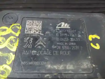 Pezzo di ricambio per auto di seconda mano abs per citroen c3 selection riferimenti oem iam 9802460680 p3-a8-8-3 