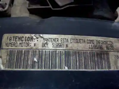 Peça sobressalente para automóvel em segunda mão motor completo por seat cordoba berlina (6k2) 1.4 16v referências oem iam   