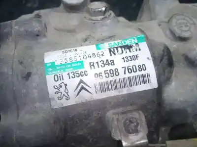 Pezzo di ricambio per auto di seconda mano compressore aria condizionata per citroen c4 picasso exclusive riferimenti oem iam 9859876080 p3-a3-13-3 