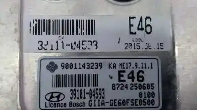 Second-hand car spare part ecu engine control for hyundai i10 essence oem iam references 3910104593 e3-a3-50-4 9001143239