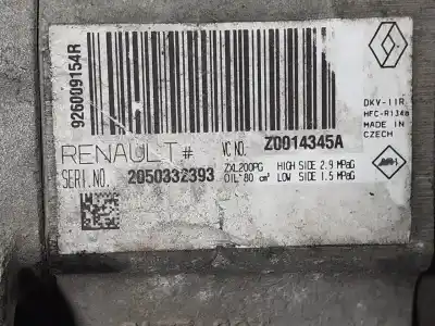 Recambio de automóvil de segunda mano de compresor aire acondicionado para dacia sandero bs desde 06/2008 sandero laureate referencias oem iam 926009154r  2050332393