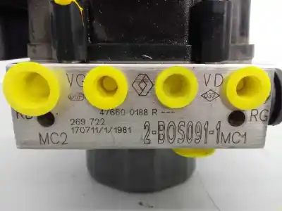 Peça sobressalente para automóvel em segunda mão abs por renault captur zen referências oem iam 476600188r p3-a8-17-4 17071111981