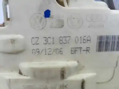 Pezzo di ricambio per auto di seconda mano serratura porta anteriore destra per volkswagen passat variant (3c5) advance riferimenti oem iam 3c1837016a e1-b6-24-2 