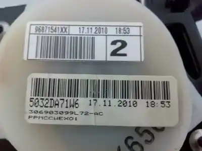 Peça sobressalente para automóvel em segunda mão cinto de segurança traseiro esquerdo por citroen c4 lim. exclusive referências oem iam 96871541 e1-a4-15-2 