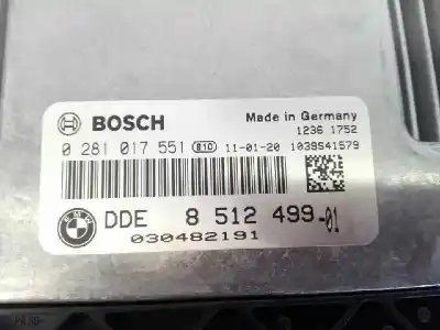 Gebrauchtes Autoersatzteil ecu-motorsteuergerät uce motorsteuergerät zum bmw x1 (e84) sdrive 18d oem-iam-referenzen 8512499  0281017551