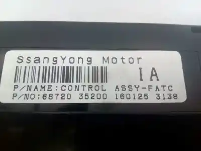 Автозапчасти б/у климат-контроль за ssangyong tivoli premium 4x2 ссылки oem iam 6872035200 e1-b3-3-2 