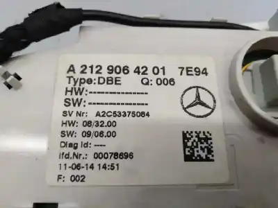 Recambio de automóvil de segunda mano de luz interior para mercedes clase cls (w218) cls 250 cdi be (218.303) referencias oem iam 2129064201  