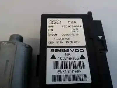 Автозапчастина б/у двигатель заднього правого скла для audi a4 avant (8e) 2.0 tdi посилання на oem iam 8e0959802 e1-b6-6-2 5wk47011ebf