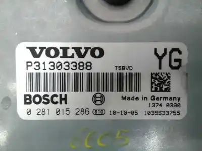 Second-hand car spare part ecu engine control for volvo s60 lim. momentum oem iam references p31303388 e3-b5-45-3 0281015286