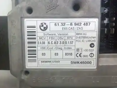 Peça sobressalente para automóvel em segunda mão canhão de ignição por bmw serie 7 (e65/e66) 730d referências oem iam 6942487 e1-a3-7-1 