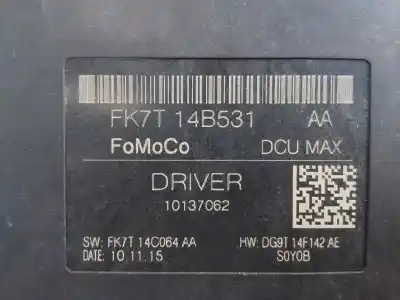 Pezzo di ricambio per auto di seconda mano modulo elettronico per ford s-max titanium riferimenti oem iam fk7t14b531aa e3-b3-24-1 10137062