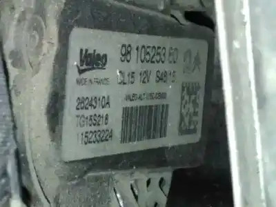 Автозапчастина б/у генератор для citroen ds3 desire посилання на oem iam 9810525380  2624310a