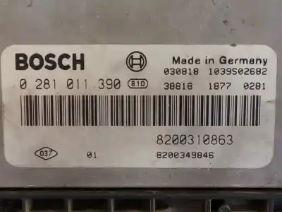 Автозапчасти б/у блок управления двигателем за renault scenic ii 1.9 dci diesel ссылки oem iam 0281011390 e2-a1-43-2 8200310863