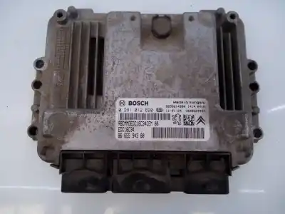 Piesă de schimb auto la mâna a doua Unitate De Control Motor Ecu pentru CITROEN BERLINGO 1.6 HDi 75 SX Familiar Referințe OEM IAM 0281012620 E3-B2-49-2 9665594380