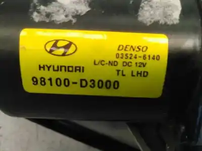 Tweedehands auto-onderdeel ruitenwissermotor voor voor hyundai tucson essence bluedrive 2wd oem iam-referenties 98100d3000 e2-b5-5-2 035246140