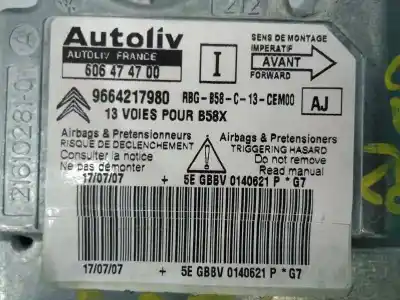Автозапчасти б/у блок управления подушками безопасности за citroen c4 grand picasso exclusive ссылки oem iam 9664217980 e3-b2-51-2 606474700