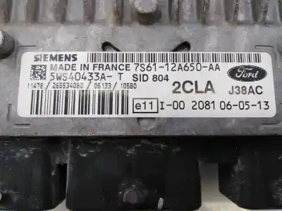 Second-hand car spare part ecu engine control for ford fiesta (cbk) ambiente oem iam references 7s6112a650aa e3-b3-28-1 5ws40433a