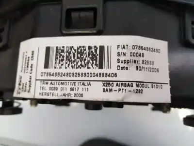 İkinci el araba yedek parçası ön sol hava yastigi için fiat ducato caja cerrada 33, techo elevado (06.2006) l2h2 120 multijet oem iam referansları 07854862480 e2-b2-9-1 