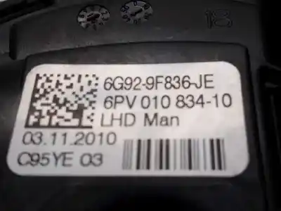 Second-hand car spare part accelerator pedal for ford s-max titanium oem iam references 6g929f836je e2-b3-19-2 
