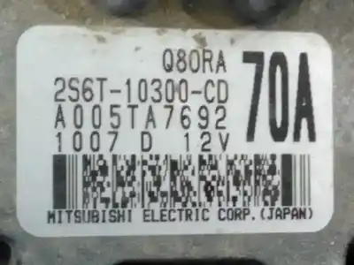 Peça sobressalente para automóvel em segunda mão alternador por ford fiesta (cbk) ambiente referências oem iam 2s6t10300cd p3-a4-5-2 a005ta7692