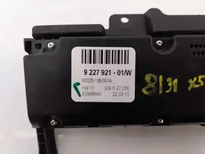 Second-hand car spare part climate control for bmw serie x5 (e70) 3.0 xdrive40d oem iam references 922792101 e3-a2-35-4 900251850014