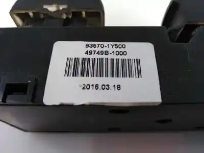 İkinci el araba yedek parçası sol ön pencere anahtari için volkswagen golf vii lim. (5g1) comfortline bluemotion oem iam referansları 935701y500 e2-a1-42-7 49749b1000
