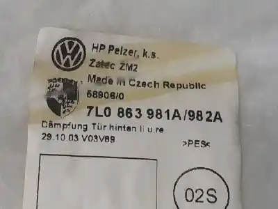 Автозапчасти б/у обивка задней левой двери за porsche cayenne (typ 9pa) s ссылки oem iam  p2-a1-13 