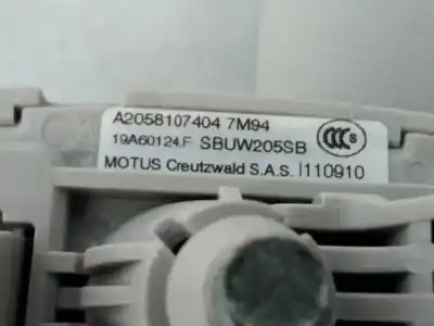 Автозапчастина б/у правильний натір для mercedes-benz clase c (w205) familiar c 220 t cdi bluetec edition 1 (205.204) посилання на oem iam a20581074047 e3-a1-7-5 