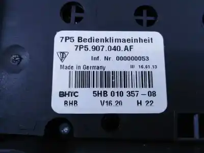 Автозапчасти б/у климат-контроль за porsche cayenne (typ 92aa) diesel platinum edition ссылки oem iam 95865330102 e3-b6-57-1 7p5907040f