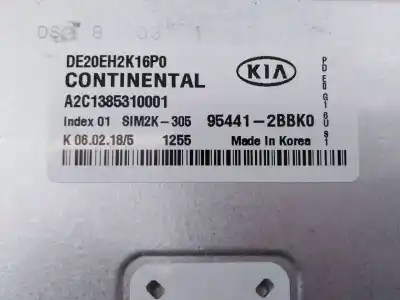 Автозапчасти б/у блок управления двигателем за kia niro drive plug-in hybrid ссылки oem iam 954412bbk0 e3-a3-40-4 a2c1385310001