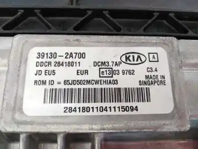 Second-hand car spare part ecu engine control for kia cee´d drive oem iam references 391302a700 e3-a3-26-1 28418011