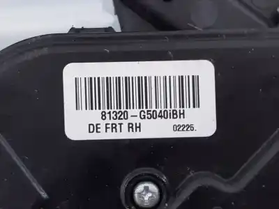 Автозапчастина б/у замок передній праві двері для kia niro drive plug-in hybrid посилання на oem iam 81320g5040 e2-b5-10-2 
