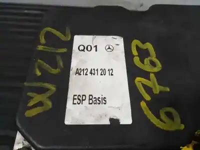 Second-hand car spare part abs for mercedes-benz clase e (w212) lim. 350 cdi blueefficiency (212.025) oem iam references a2124312012 p3-a8-13-2 0265950972