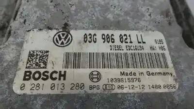 Peça sobressalente para automóvel em segunda mão centralina de motor uce por seat leon (1p1) fr referências oem iam 03g906021ll e2-a1-3-8 02810132280