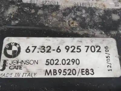 Pezzo di ricambio per auto di seconda mano elettroventola per bmw serie x3 (e83) 2.0d [2.0 ltr. - 110 kw 16v diesel cat] riferimenti oem iam 67326925702 p2-b7-38 5020290