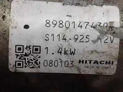 Second-hand car spare part starter motor for opel astra gtc 1.7 16v cdti oem iam references 8980147430 s114925 p3-a7-20-3 